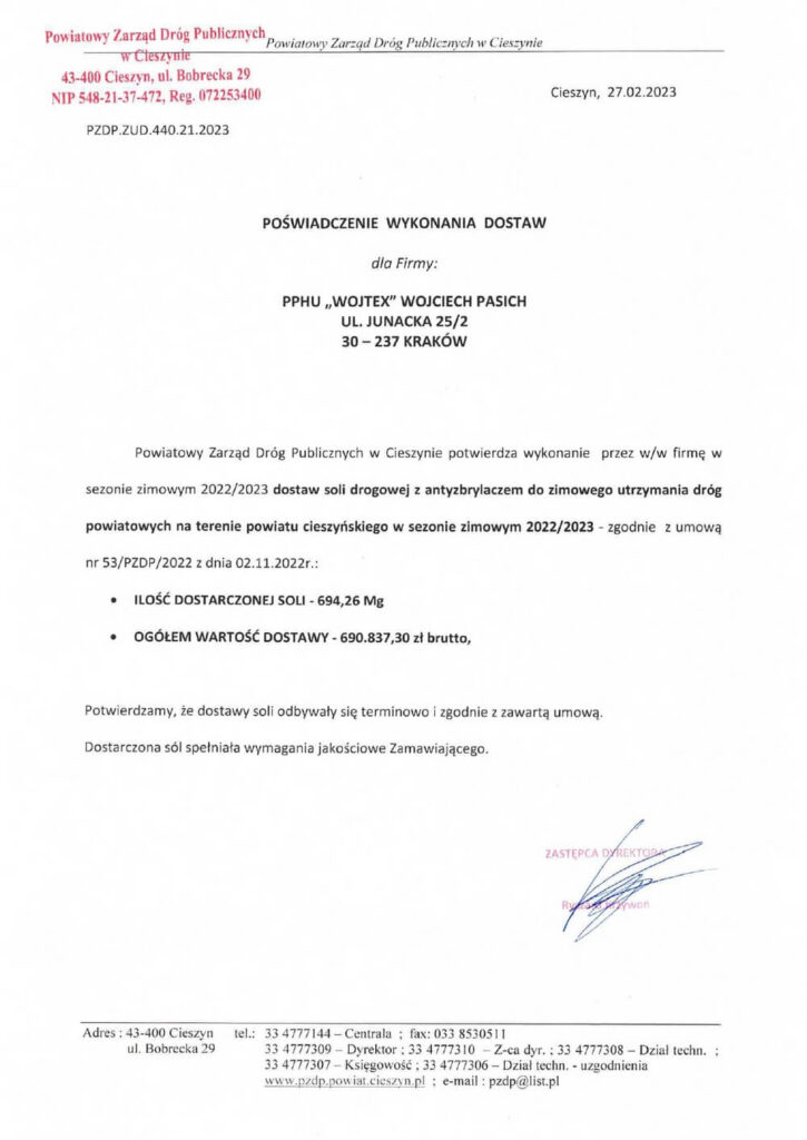 CIESZYN PZDP 2022 2023