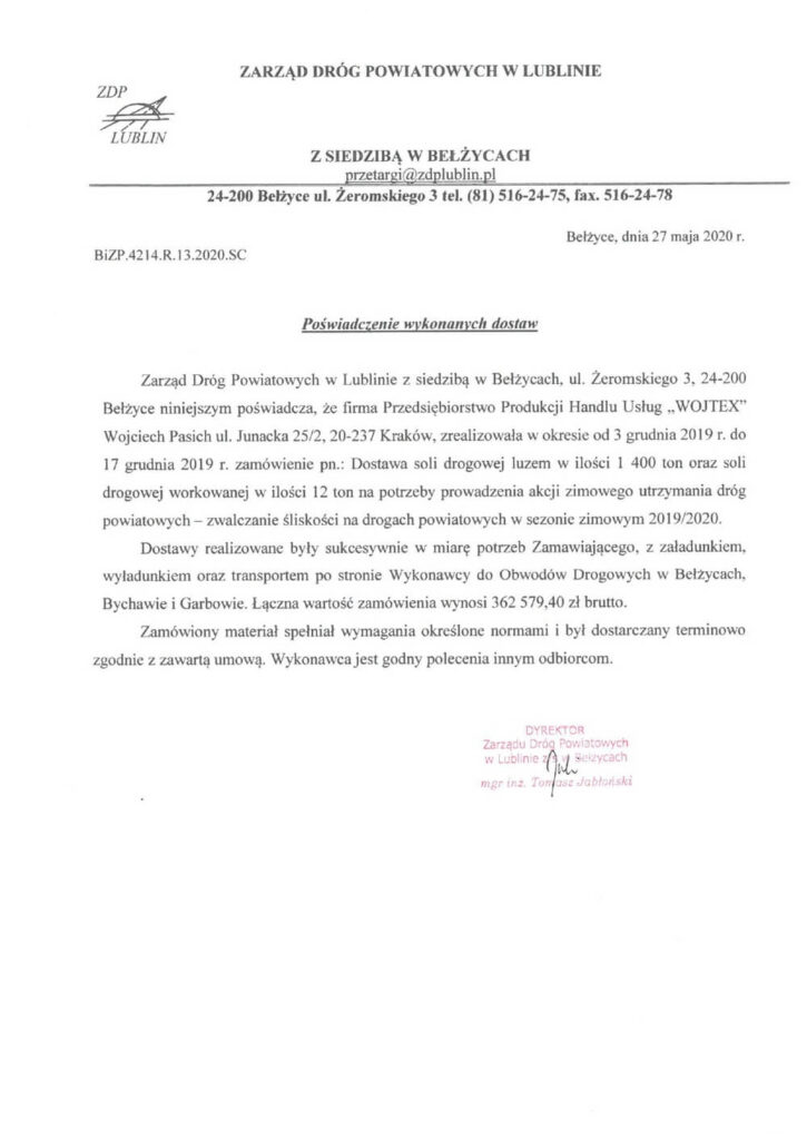 REFERENCJE LUBLIN ZDP 27 05 2020